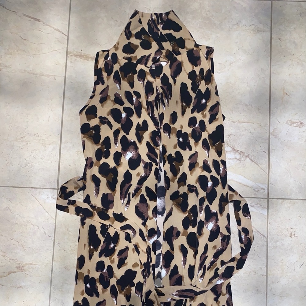 Cheetah print cardigan